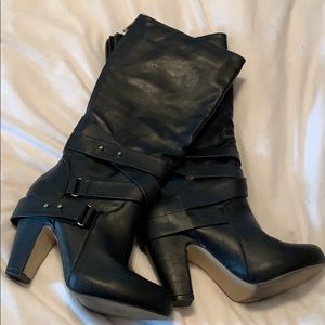 Madden girl tall black boots